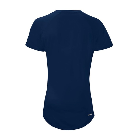 MIZUNO Girl's Comp Short Sleeve V-Neck Tee, NWT - Picture 2 of 3